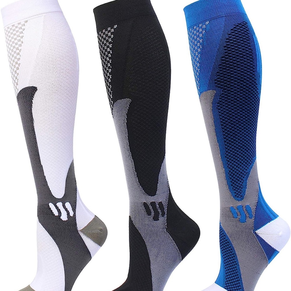 HYRIXDIRECT Compression Socks for Men Women 20-30 mmHg Medical Compression Socks